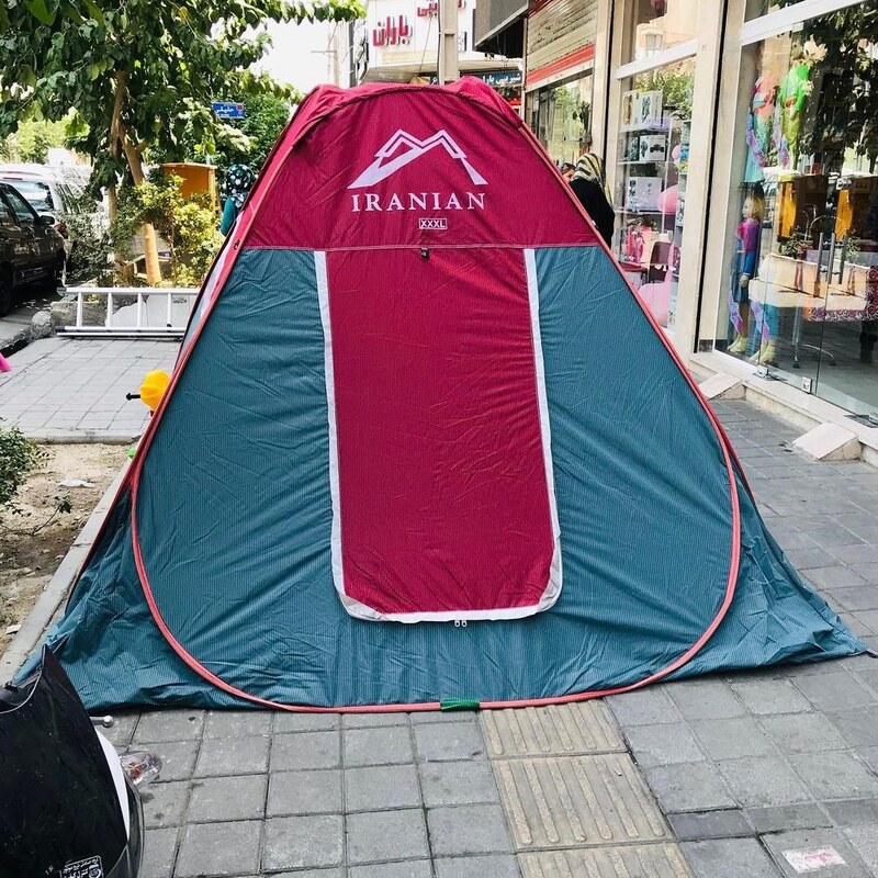 چادر مسافرتی8نفره فنری مدل برنو سفارشی  کیفیت بالا دوخت زیبا و رنگبندی کد C73