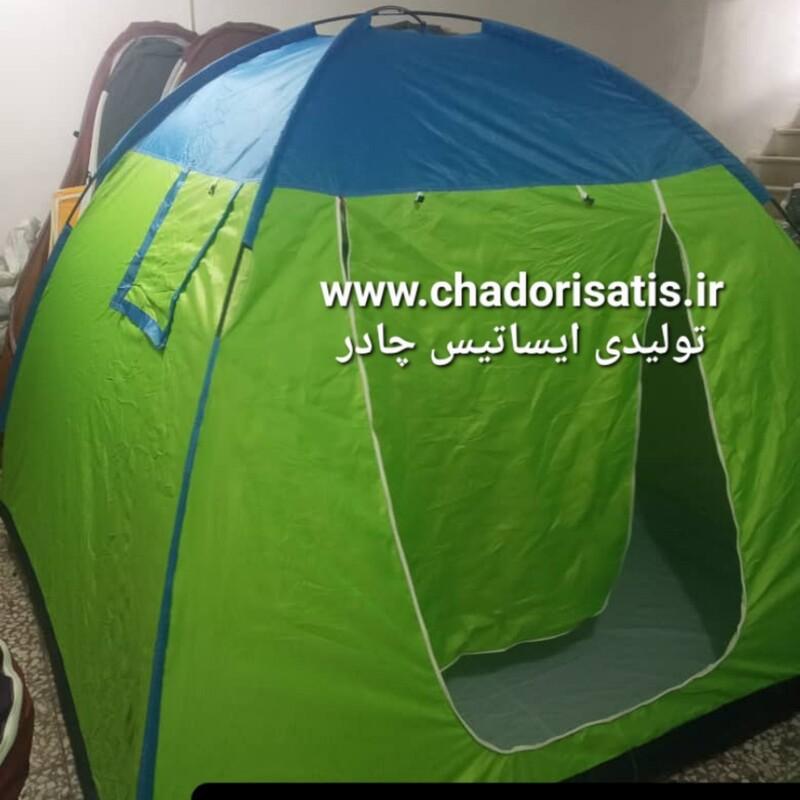 چادر 6 نفره عصایی یا میله ای (3نفر خواب ) مخصوص کوهنوردی و یا مسافرتی ( ضد آب )