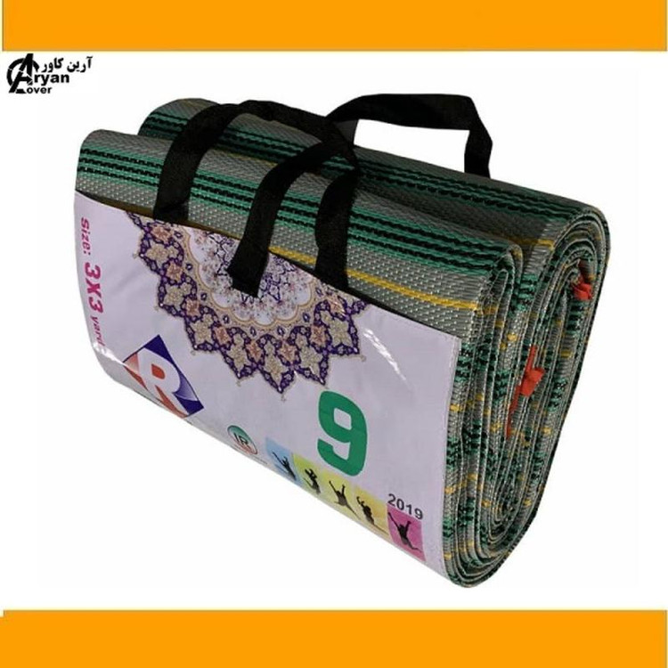 زیرانداز حصیری مسافرتی 9 یاردی (3.3) 12 نفره درجه یک خانه چادر