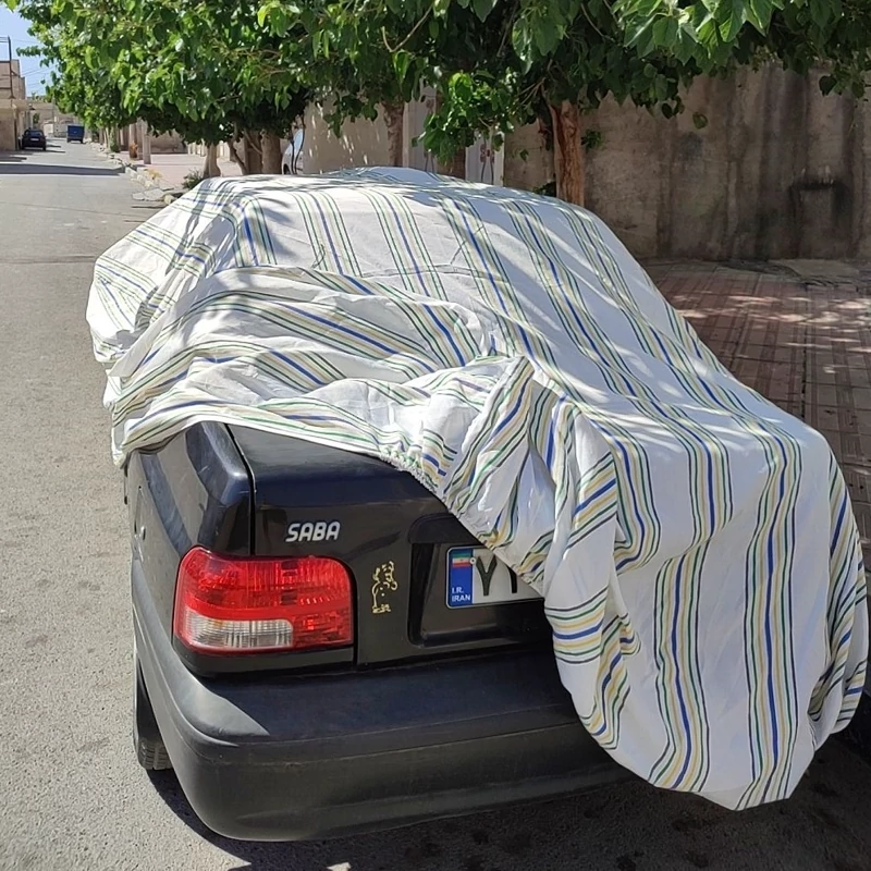 چادر پشت پنبه ای ضد آفتاب پراید سایزM