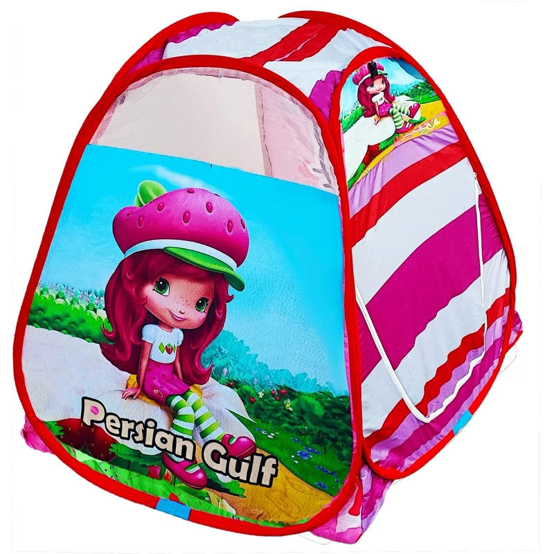 چادر بازی دختر توت فرنگی جدید سایز 2 NEW-color  (سایز 100 سانتی کودک )