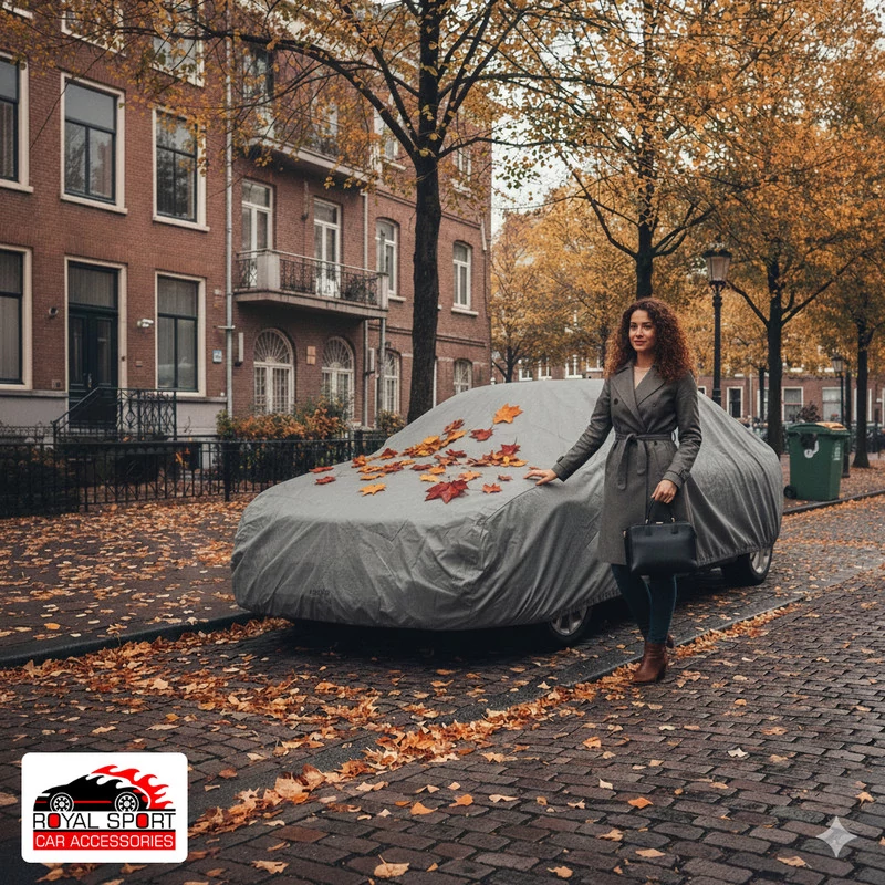 چادر خودرو رویال اسپرت مدل 100 ضدآب سایز L مناسب برای پژو 206 صندوق دار