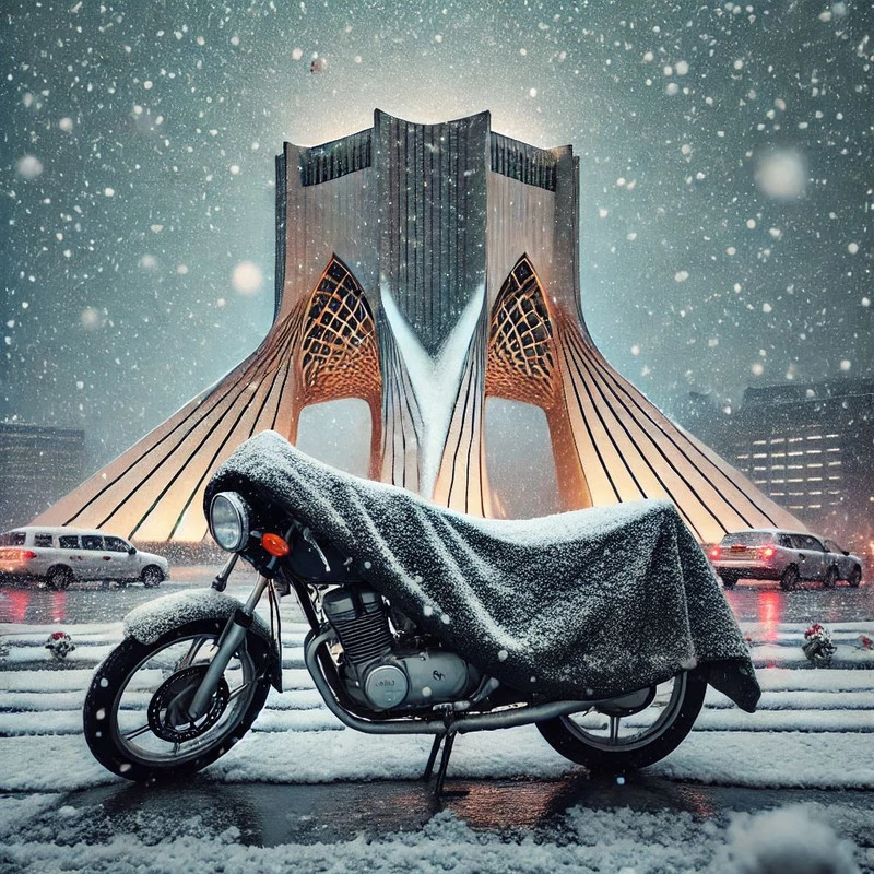 چادر موتور سیکلت رویال اسپرت مدل ضدآب مناسب برای Kavir AGV 150 X