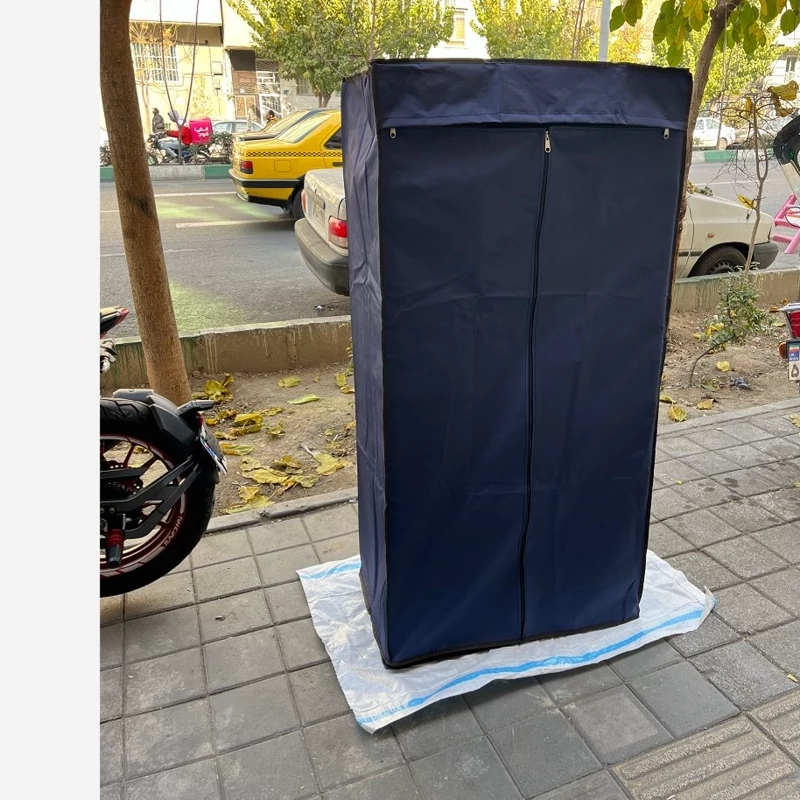 کمد لباس برزنتی مدل جالباسی تمام رگال سایز بزرگ  با یک طبقه