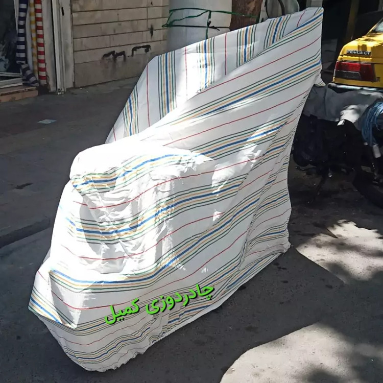 چادر ضد آفتاب موتور سیکلت هندا برزنتی نخی قابل شستشو