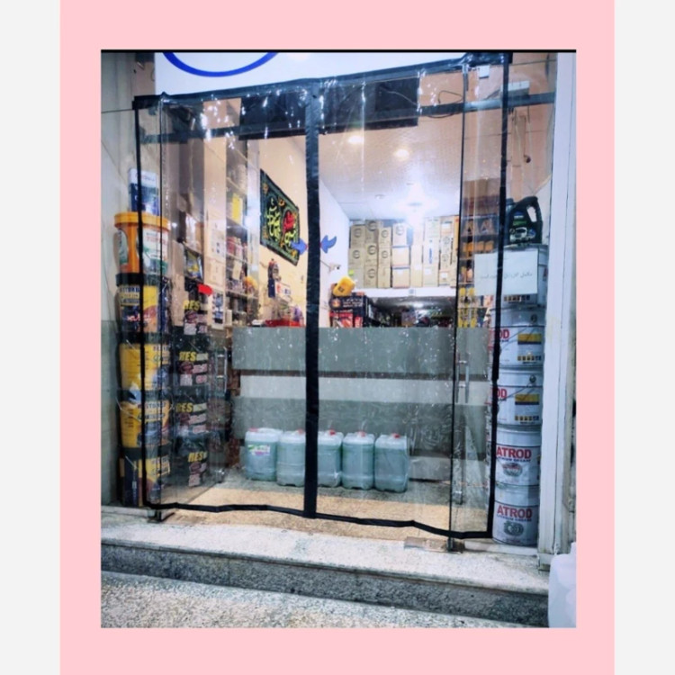 پرده پلاستیکی مغناطیسی 200 در 300 (ضمانتی) مدل جدید آهنربا قوی درب درب نایلونی مغناطیسی طلق کاور مشما آهنربادار