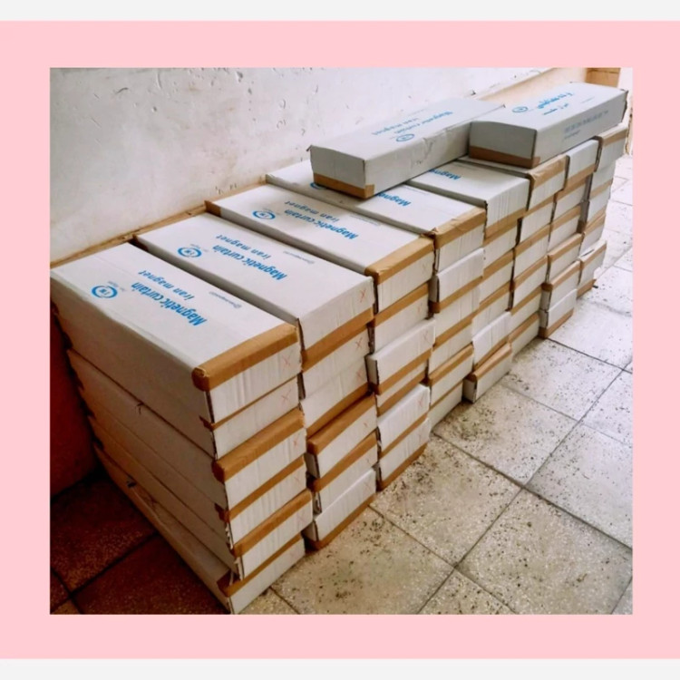 پرده پلاستیکی آهنربایی 80 در 240 سانت (ضمانتی) مدل جدید آهنربا قوی پلاستیکی آهنربایی طلقی درب آهنربادار