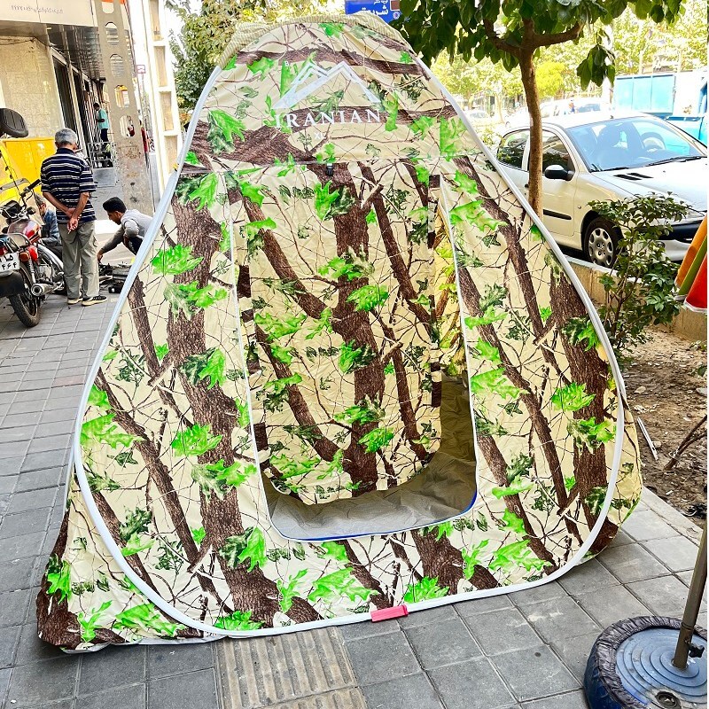 چادر مسافرتی 12 نفره جنس برنو با ارتفاع بلند و کف ضخیم و سه پنجره و رنگبندی کد10